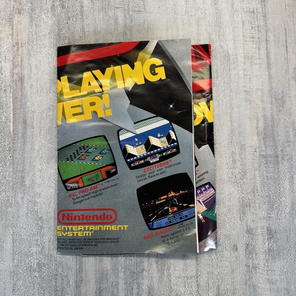 1989 Nintendo Now You're Playing With Power Poster 15-1/2" x 11-3/4" - Picture 11 of 12